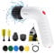 Elektrische Reinigungsbürste, Spin Scrubber für Bad, Elektrische Bürste mit 8 Bürstenkopfe, Handheld Cleaning Brush with 2 Modi für Küche, Fliesenboden, Glas und Reifen