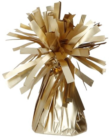 Folat zavorrato-Starlight Gold-Alluminio-170 grammi-Foglio di elio Palloncini per decorazioni di feste di compleanno e anniversario, Oro, 04968