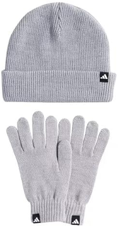 adidas Unisex Set aus Handschuhen und Mütze