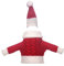 Weihnachten Weinflasche Abdeckung Stricken Weinflaschenhüllen Weinflaschen Kleidung Flaschenüberzug Weihnachtsschmuck Partys, Weinflasche Deko Weihnachten (Red, One Size)