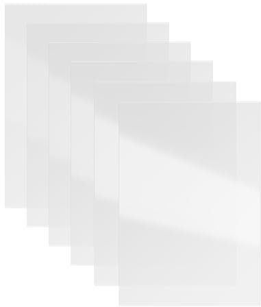 KOYOFEI 6 PCS FEP Film 3D Printer Accessories, FEP Film for ELEGOO Mars 5, Mars 5 Ultra, Mars 4, Mars 4 Ultra, Mono 2, Mono 4, Mono 4 Ultra Resin 3D Printer 210 x 150 x 0.15mm