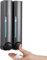 Wall Mounted Soap Dispenser - Shampoo and Conditioner Dispenser | Shower Gel Dispenser | Shower Dispenser 2 Pcs No Drill Shampoo Dispenser For Bathrooms, Kitchens, Hotels, Shopping Malls (Gray)