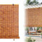 50 80 90 100 120 130 140 150cm Larghezza Tende A Rullo In Bambù Tapparella Bamboo Da Esterno Retro Tenda A Lamella Con Sollevatore Tenda Bamboo Per Balcone Gazebo Giardino Finestra Anti-UV(90x120CM/35