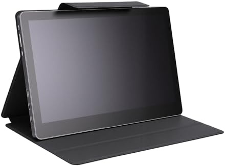 Plyisty P120T Tableta Gráfica de Dibujo de 11,6 Pulgadas, Monitor de Pantalla HD con 16384 Niveles de Presión, Resolución 5080LPI, 120% SRGB, Control Táctil