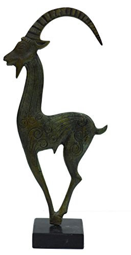 Wild Goat bronze figure - Symbol of God Pan