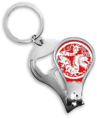 DIYthinker Coupe-papier dragon animaux Chine Zodiac Art Toenail Clipper Cutter