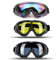 JTENG skibrille Schutzbrille Motocross Goggle Sportbrille Schneebrille Wintersport Brille Winddicht Staubschutz Fliegerbrille Snowboardbrille Schneebrille Skibrille (3pcs)