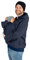 Viva la Mama - Männerjacke zum Babytragen Vorn, Allwetter, Softshell - Explorer - Marine - M