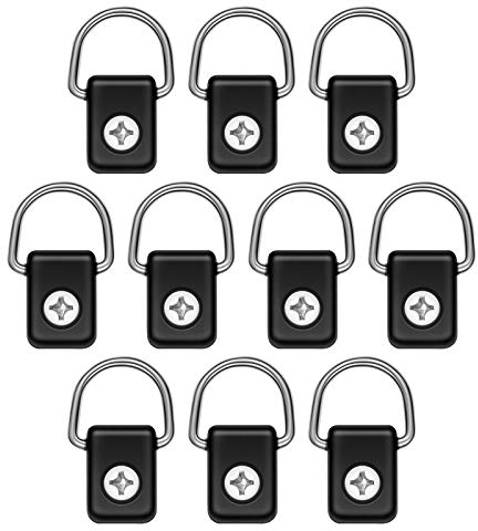 Kajak Ösen Kayak D Ringe, Verankerungsringe für Lasten, Angeln, Kajak, D Ringe mit M6 Schrauben, Verzurrösen Zurrösen Kajak Zubehör D-Ring für Boote, Kanu, Angelausrüstung für Kajak