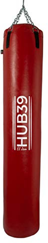 HUB39 sac de frappe long, 180 cm, sac de frappe plein, à 60 kg, sac de frappe professionnel.