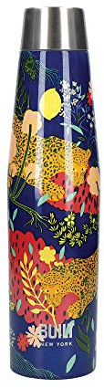 Built Apex Insulated Water Bottle with Leakproof Perfect Seal Lid, Sweatproof 100% Reusable BPA Free 18/8 Stainless Steel Flask, 'Abundance' Design, 540 ml