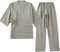 Kimono Japonais pour Homme en Coton Hanfu Ancien Pyjama Costume Grande Taille vêtements Zen vêtements taoïstes (Taille L, Z)