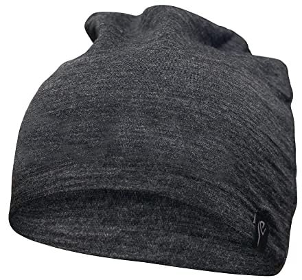 Ivanhoe of Sweden Underwool Hat Grau - Merino Leichte warme Wollmütze, Größe One Size - Farbe Graphite Marl