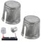 GAOHOU 2pcs Auto Battery Post Repair Shims Car Battery Pile Terminals Adapter Positive and Negative Converter Lead Cap Sleeves