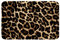 Leopard Drucken Badematte 50x80cm Afrika Gepard Drucken Saugfähig rutschfest Badezimmerteppich Safari Tiermuster Plüsch Wohnzimmer Badvorleger Schwarz Braun Leopard Modern Zottelig Badteppiche