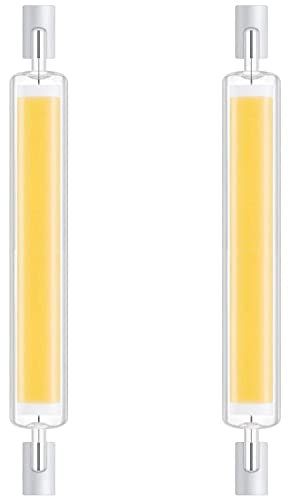 Ampoule LED R7S 189mm 30W Dimmable, Blanc Froid 6000K, CRI 80+, Équivalent Lampe Halogène J189 300W, Angle de Faisceau 360°, 3000LM Ampoule 189mm R7S COB LED Lampe pour Applique Murale Lampadaire