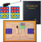 RoseFlower Taktikboard Basketball - Magnettafel Basketball Coaching Board -Faltbare Strategie-Lehr-Zwischenablage, Profi Taktikmappe Strategiebrett für die Schulung und Spielanalyse #1