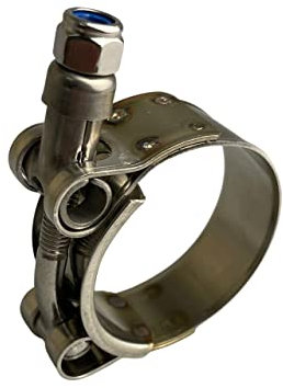 Stainless Steel T Bolt Hose Clamps for Industrial Machinery & Exhaust Clips (1, 28-36mm)