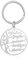 Bycuss Porte-clés arbre généalogique personnalisé, porte-clés arbre de vie personnalisé, porte-clés couple texte en acier inoxydable, # Argent, Unite