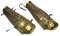 PARTY DISCOUNT Rüstung Beinschützer Römer, Gold, 15,5 x 7 x 42 cm