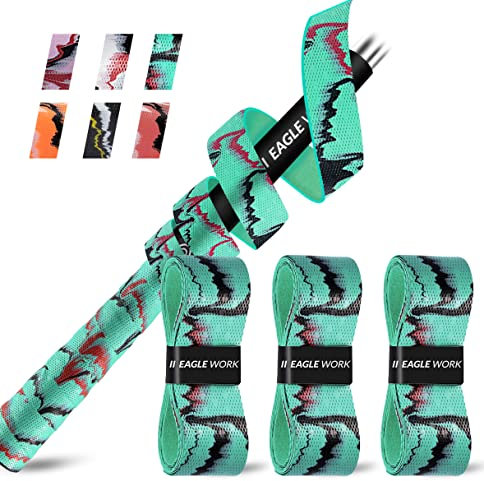 EAGLE WORK Golf Grip Wrapping Tapes, Innovative Regripping Solution for Golf Club Grips, 3 Pack Tacky PU Overgrip Tapes, Grün