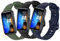 MIJOBS 3PCS Correas Compatibles con Huawei Band 8/9/10 Correa de Repuesto Accesorios para Relojes Inteligentes Sport Pulsera de Silicona para Reloj de Liberación Rápida