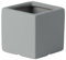 ESTINTENG Maceta de cerámica cuadrada Morandi de estilo nórdico, minimalista, para interiores, oficina, hotel, simulación, maceta, gris claro, maceta de cerámica, 14 x 14 cm