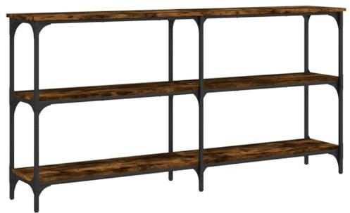 vidaXL Konsolentisch Räuchereiche 150x29x75 cm Holzwerkstoff