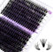 Einzeln Wimpern Individuelle Wimpern 3D Effekt 40P/50P DIY Cluster Wimpern D Curl Mix 16-20mm Flauschig Einzelclusterwimpern Wimpernbüschel für Wimpernverlängerung zu Hause(40P+50P-0.07-D-MIX16-20)
