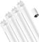 JESLED T8 G13 LED-Röhre 120cm Flimmerfrei – 18W 2970 Lumen (165lm/W) Neutralweiß 4000K, Bürolampe mit Starter – 4er-Set Leuchtstoffröhren-Tube