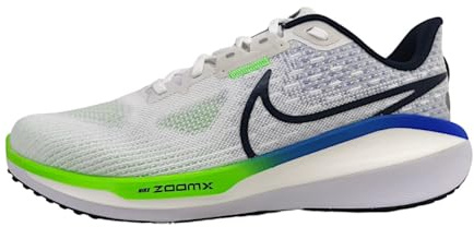 Nike Herren Vomero 17 Laufschuhe, White/Thunder Blue-Platinum Tint, 45 EU