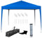 Mingone Pavillon 3x3 Pop Up Faltpavillon Wasserdicht Stabil Gartenpavillon Partyzelt Bierzelt Camping Zelt ohne Seitenteile,Blau UV Schutz 50+