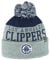 ZHATS Unisex-Erwachsene NBA Officially Licensed Pom Ozone Beanie-Mütze, GRAU, Einheitsgröße