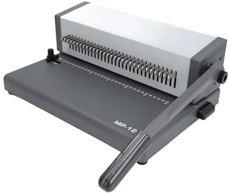 Spiralbindemaschine, Spulenbindemaschine, 30 Löcher, 5,5 Mm Durchmesser, 2,5 Mm, 4,5 Mm, 6,5 Mm Ränder, Spiralspulenbindemaschine, Bindemaschine, Buchbindemaschinen für Letter A4