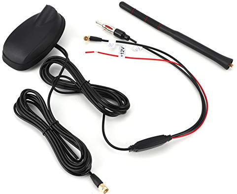 Amplificateur d'antenne universel DAB+GPS+FM, lumière de signal d'indicateur de puissance étanche, installation facile adaptée à la plupart des modèles