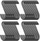 LDHHYH 30 Pack 15.5 cm Large Heavy Duty S Hooks, Non Slip Vinyl Coated S Hook for Hanging, Steel Metal Black Rubber Coated Closet S Shaped Hook for Plants, Jeans, Pot Pan, Cups, Towels, Hats