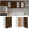 ShGaxin 826348 TV-Schrank, Holz, rauchige Eiche, 39,5 x 31 x 60 cm, TV-Schrank, moderner Wohnzimmerschrank, TV-Schrank, TV-Schrank