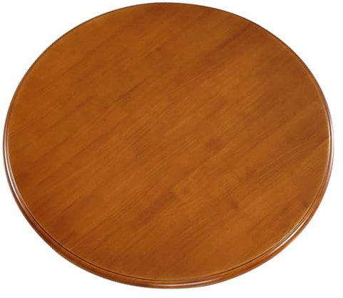 Sljovexity Große Lazy Susan Drehteller Holz 60cm 70cm 80cm Runder Drehplatte Servierplatte 360 Grad Drehbar Lazy Susan Tischplatte Drehscheibe Für Küche Esstisch(100cm)