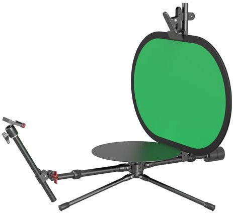 SmallRig Professional 12 360° Photography Turntable, Adjustable Shooting Angle, Portable Video Rotating Platform, with QR Plate for Arca, Photo Booth for Product Photography/Video Making - 4807