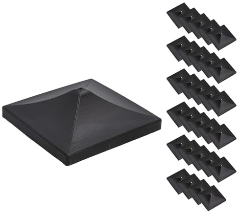 Plastic Fence Post Caps for Fence Posts 75mm x 75mm Protector Cover 30pc
