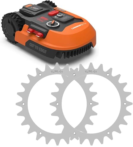 Evenlinkics Mähroboter Spikes für Worx landroid S&M Rasenmäher, 210 mm mähroboter Spikes mit 12 Schrauben，Entgratet，Traktionsverbesserung für Mähroboter.
