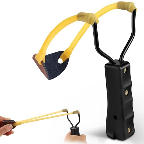 Vaktop Steinschleuder, Zwille Slingshot Katapult | Steinschleuder Kinder Erwachsene für Outdoor Sportarten