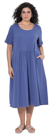 Ulla Popken Damen Midikleid