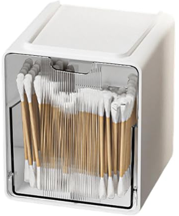 Wattestäbchenhalter Staubdichter Transparenter Spender