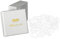 HAARallerliebst Haargummis klein – 250 Mini Haargummi (transparent, 1 cm) – Dünne Gummibänder für Haare und Bart – Kleine Haargummis inkl. Schachtel weiss