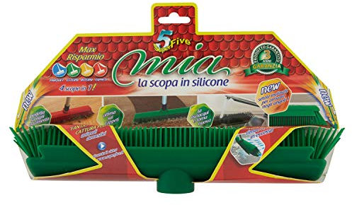 Superfive Scopa Mia in Silicone, 6.5 x 34 x 19.4cm, Colori Assortiti