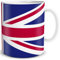 TRIOSK Tasse Flagge United Kingdom Länder Flaggen Geschenk England Souvenir Union Jack für Reiselustige Frauen Männer Arbeit Büro Weltenbummler