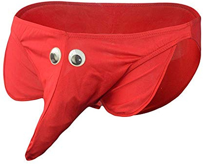 Creamlin sous-vêtements éléphant garçon Sexy pour Hommes G-Strings Tongs