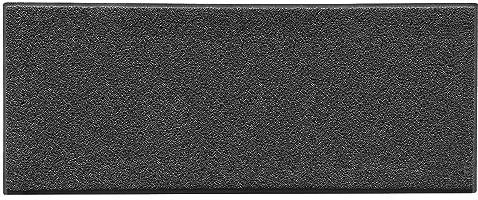 Nicoman Plain Door Mat Dirt Trapper PVC Spaghetti Mat Washable Quick Drying Barrier Doormat-Dark Grey (Watertight Rubber-Back)-Runner (150x60cm)