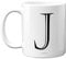 Stuff4 Personalised Alphabet Initial Mug - Letter J Mug, Gifts for Him Her, Fathers Day, Mothers Day, Birthday Gift, 11oz Ceramic Dishwasher Safe Anniversary, Valentines, Christmas, Retirement